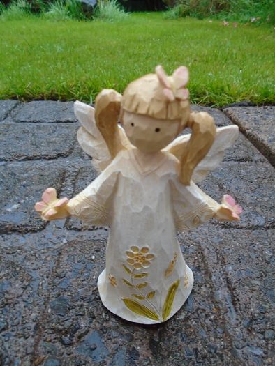 Home decor, Angel figurine, Ornament. Angel
