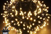10M LED String Fairy Lights On Dark Green Cable with Various Light Effects, Ideal for Christmas Tree,Xmas,Party,Wedding
