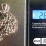 Vintage Long Heavy Sterling Silver rolo Chain. (pocket watch chain) Solid silver statement chain. 52" long - 26,20g Image 9