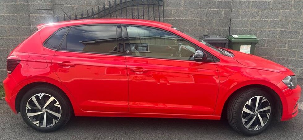 Volkswagen Red Polo Beats Edition 2019