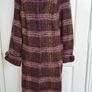 Purple and Green Wool Mix Coat from Autograph M&S size 12 Image 6