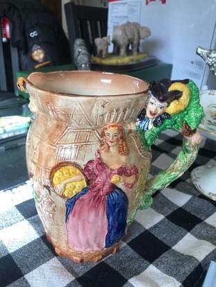 Rare find -vintage large pitcher burleigh ware