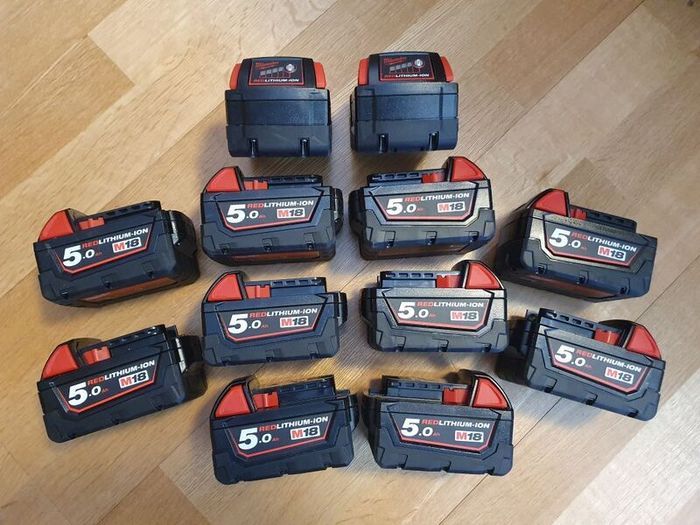 Milwaukee M18B5 5.0Ah Batteries