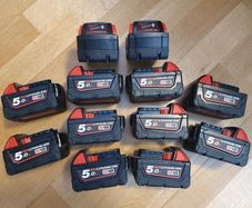 Milwaukee M18B5 5.0Ah Batteries