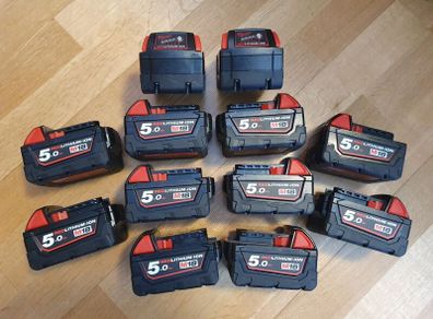 Milwaukee M18B5 5.0Ah Batteries