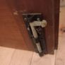 solid teak door with bolt Image 4