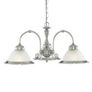American Diner Satin Silver Pendant Light Image 2