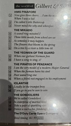 Gilbert & Sullivan. The World Of Gilbert & Sullivan.