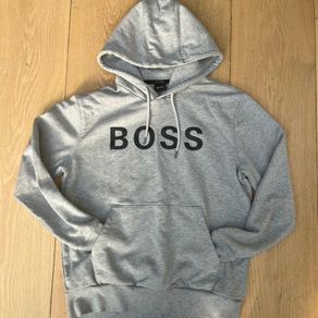 BOSS Men's Grey Hoodie