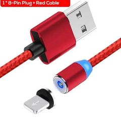8 Pin Magnetic Charger Cable For iPhone 11 12 PRO XR XS MAX 7 8 6S PLUS SE 5