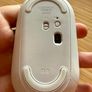 Logitech Pebble M350 Wireless Mouse with Bluetooth or USB - Silent, Slim Computer Mouse with Quiet Click for iPad, Laptop, Notebook, PC and Mac - Off White Image 3