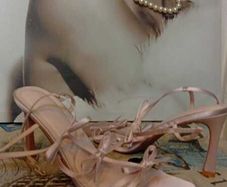 Pink High Heels Size 8