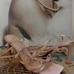 Pink High Heels Size 8