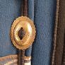 Vintage Coloratura Blue 100% Wool Coat, Ladies M/L Medium Large Aztec Southwest Classic Heavy Warm Jacket Image 6