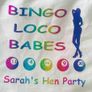 Bingo Loco Hens DIY iron on decals. Image 3
