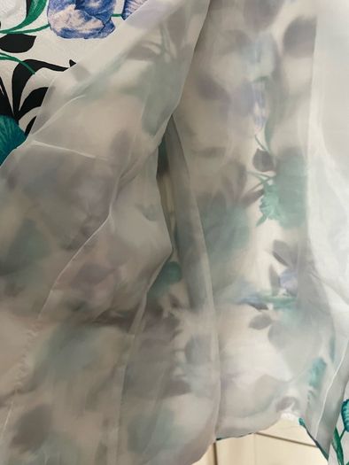 Isabella amazing women's blazer white with flowers size 12 Uk