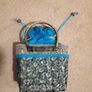 Woven Turquoise Handbag Image 2
