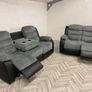 Tara 3+2 Corduroy Grey Fabric Sofa Set Image 3
