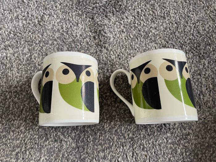 orla kiely owl cups