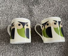 orla kiely owl cups