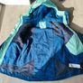 Tribord kids 3-in-1 waterproof jacket with fleece - blue and mint 12 yrs Image 5