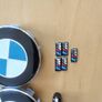 Brand New BMW Alloy Wheel Centre Caps 68mm x4 + Msports Wheel Sticker's x5 + Msports Dust Caps x4 Image 2