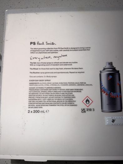 Paul Smith men's deodorant set