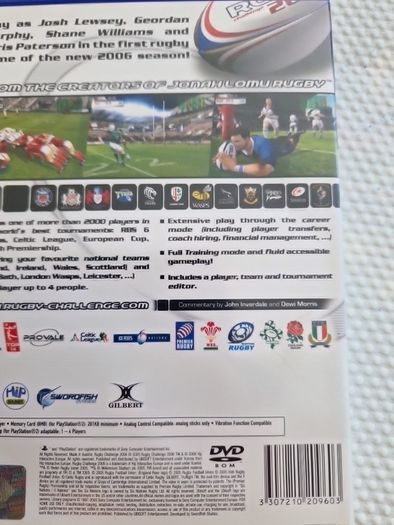 Rugby Challenge 06 2006 PlayStation2 Ps2 Games Original