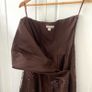 Monsoon brown bandeau tulle dress with embroidery + beading detail and matching bolero Image 6