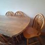 Kitchen teak table and chairs Image 6