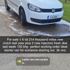 2011 caddy  1.6tdi