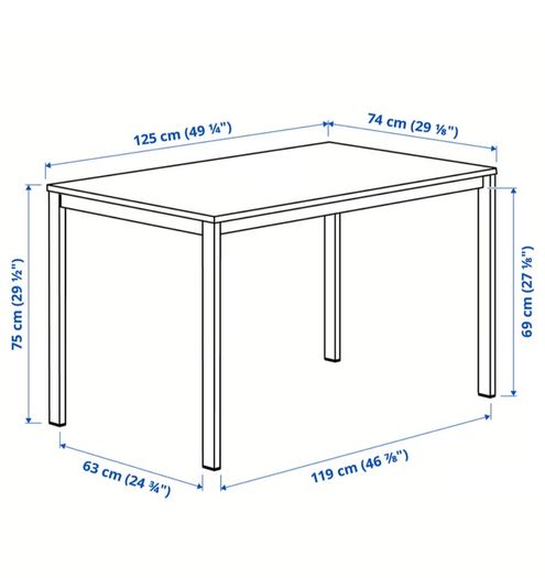 VIHALS Table, white