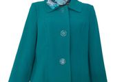 50s style green blazer with matching neck scarf size 14 Postage included