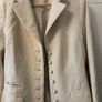 Cream trench/long blazer, size S Image 2