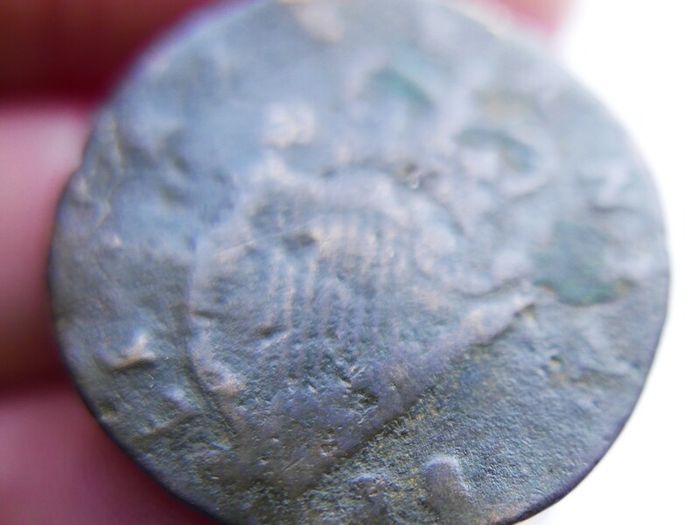 1738 IRELAND  George II  1/2 Penny Coin