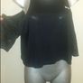USA Pro Little Mix Jesy Cold Shoulder Black T Shirt Ladies size UK14 EU42  Perfect condition Postage included Image 4