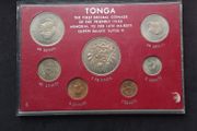 Kingdom of Tonga, First Decimal Coinage Presentation Set - 1967