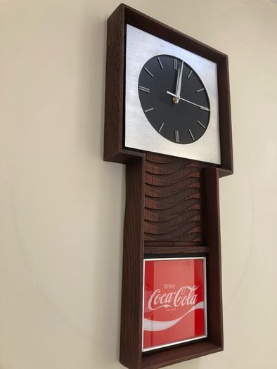 Coca Cola Clock upgraded to quartz movement