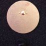 The future is bright, pin back badge. Image 2