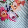top Bnwt Yumi blue floral v front top lace detail Image 8