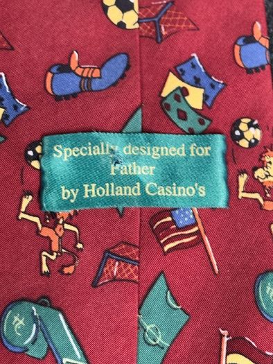 Vintage Holland Football Theme Tie