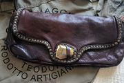 Campomaggi leather clutch bag, FREE Registered post