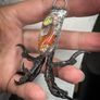 1 Crow Claws Soldered with the most beautiful Opal in Matrix Talisman Image 4
