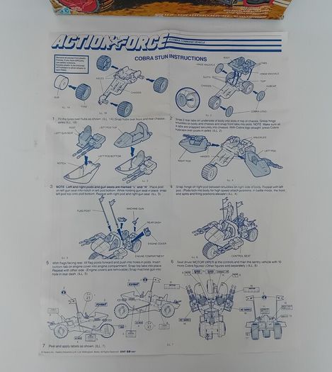 Hasbro Action Force Cobra S.T.U.N. Vehicle Boxed