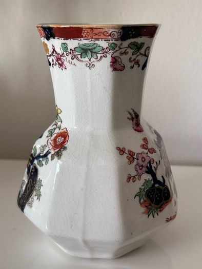 Mason patent ironstone china vase from 1861-91.