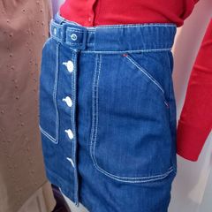 THE PERFECT Denim mini skirt by Jaeger