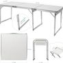 Camping Table Set with 6 Chair, Outdoor Indoor Use for BBQ table Image 2