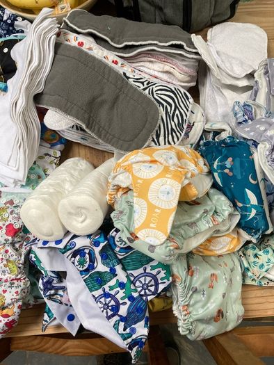 Cloth nappies and inserts bundle . Clean and ready to go.