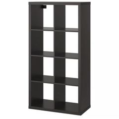 IKEA KALLAX Shelving unit, black, 77x147 cm