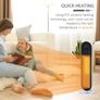 Ceramic Space Heater, 24H Timer, 1200W/2000W Image 6